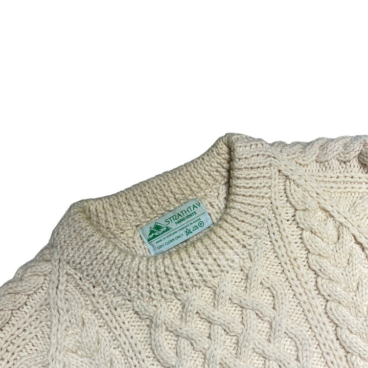 楽天市場】【中古】STRATHTAY by INVERALLAN Mcqueen Sweater アラン  