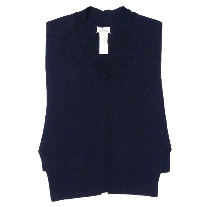 楽天市場】【中古】Maison Margiela 21AW ニットベスト タバード V 