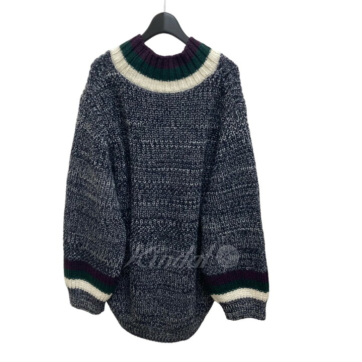 楽天市場】【中古】kolor／BEACON 21AW 杢ウールVネックニット 21WBM  