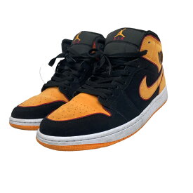 【中古】NIKEAIR JORDAN 1 MID SE スニーカー FJ4923-008 VIVID　ORANGE サイズ：27．5【価格見直し】