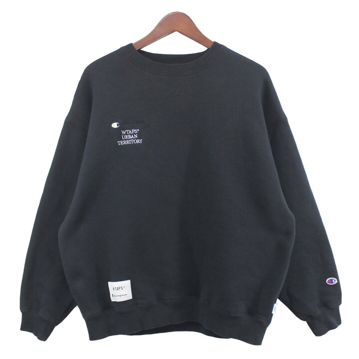 WTAPS(ダブルタップス) サイズ:L ×Champion CREW REVERSE WEAVE C8  