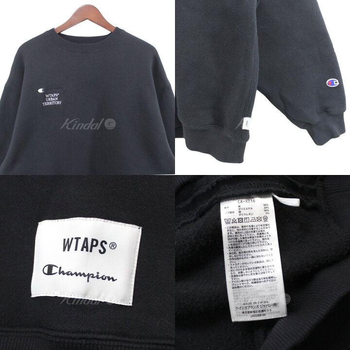 楽天市場】【中古】WTAPS × Champion22SS Academy Crew Neck ロゴ 