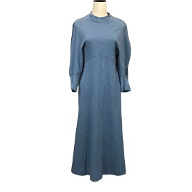 【中古】mame kurogouchi「Classic Cotton Dress」クラシックコットンドレスワンピース ブルー サイズ：2【価格見直し】
