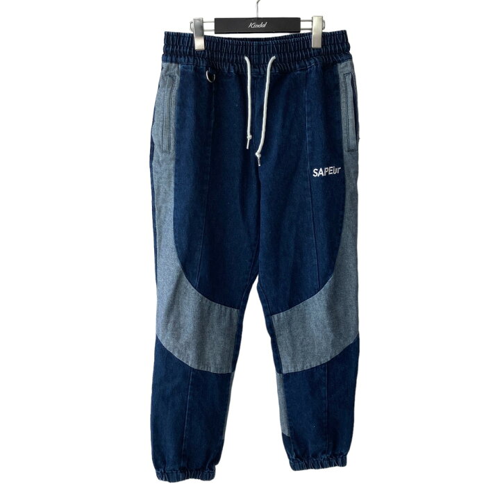 楽天市場】【中古】SAPEur DENIM TRACK PANTS インディゴ サイズ：XL 
