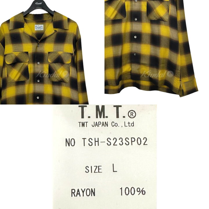 楽天市場】【中古】TMT23SS HEAVY RAYON OMBRE PLAID SHIRTS チェック 