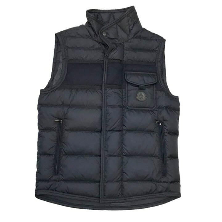 楽天市場】【中古】MONCLER ATHOS ダウンベスト ネイビー サイズ：0 