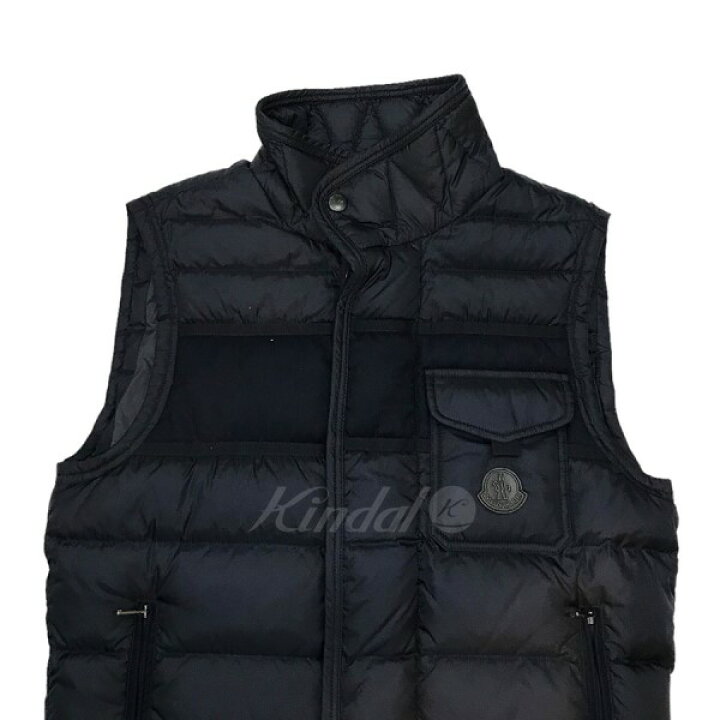 楽天市場】【中古】MONCLER ATHOS ダウンベスト ネイビー サイズ：0 