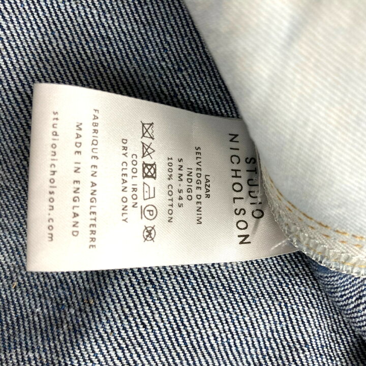 楽天市場】【中古】STUDIO NICHOLSON 「LAZAR SELVEDGE DENIM JACKET 