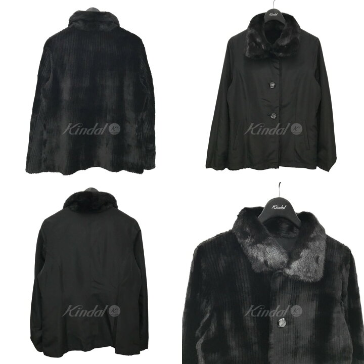 楽天市場】【中古】SAGA MINKシェアードミンクリバーコート ミンク 