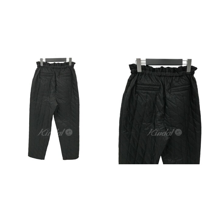 楽天市場】【中古】machattキルティングパンツ 21020417-2 ブラック 