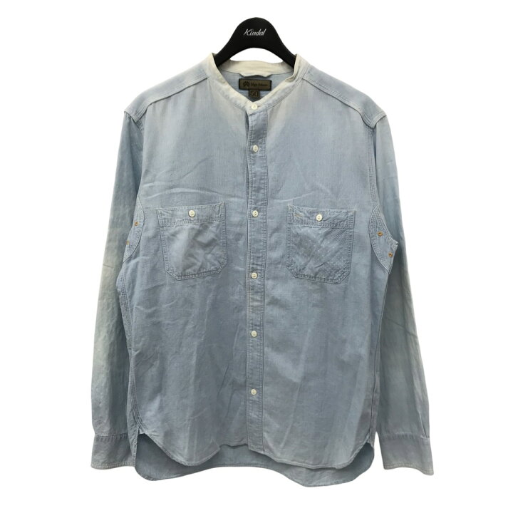 楽天市場】【中古】NIGEL CABOURN染め加工 バンドカラーシャツ 8038-00 