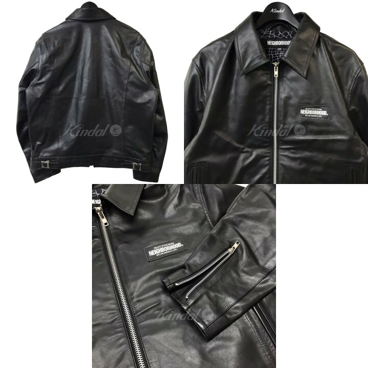 23ss NEIGHBORHOOD レザージャケットシングルL ネイバー
