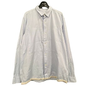 【中古】KUON　ポケットデザインシャツ ブルー サイズ：L 【241023】（クオン）