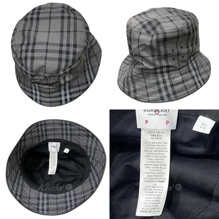 楽天市場】【中古】BURBERRY×POP TRADING COMPANY ｢CRUSHER HAT｣ノヴァ 