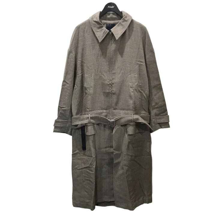 楽天市場】【中古】meanswhileウールアルパカヘリンボーン柄2WAYジップ 