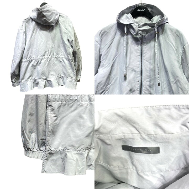 楽天市場】【中古】Theory Luxe23SS Dover Dane フード付ライト 