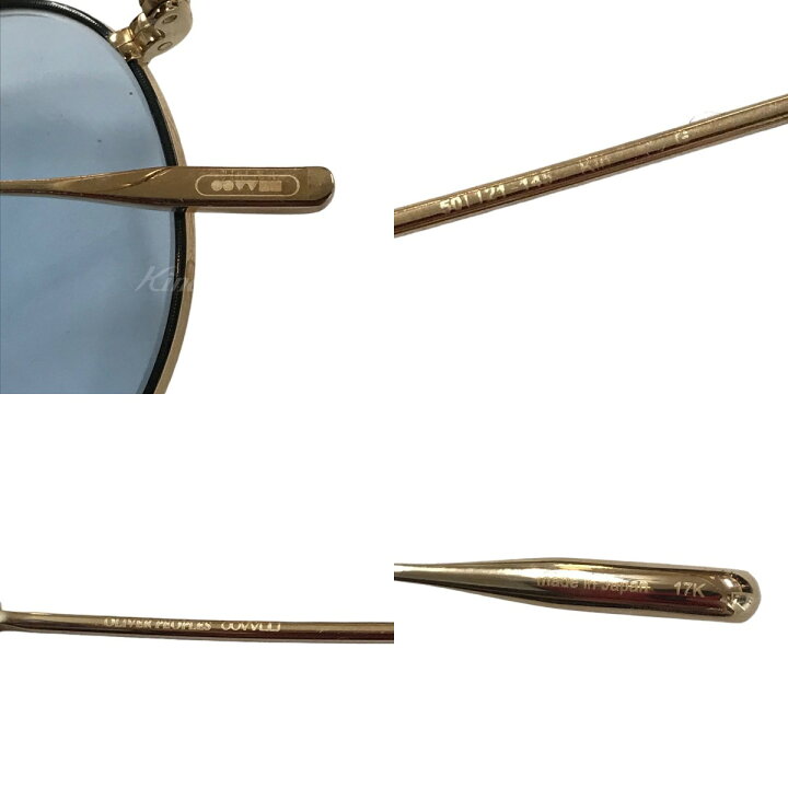 OLIVER PEOPLES メガネ 17K 金メッキ オリバーピープルズ
