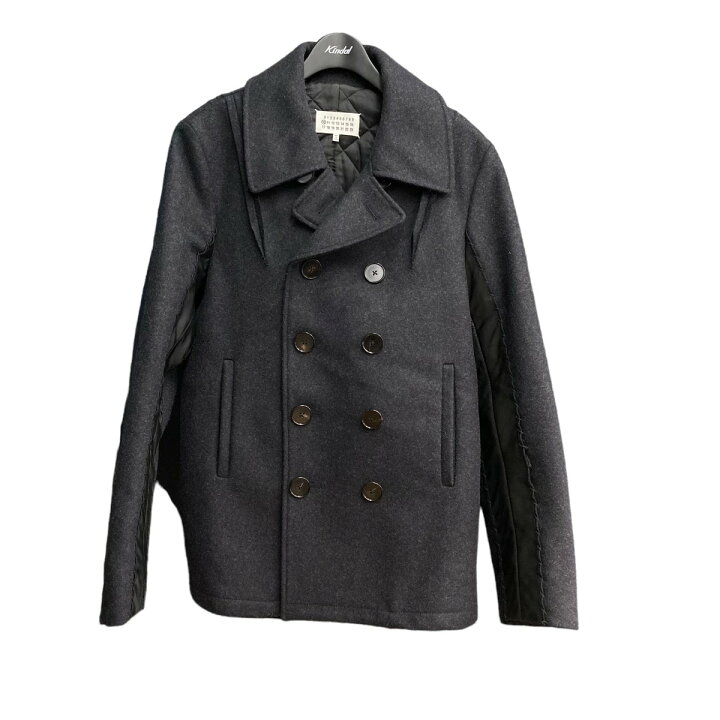 楽天市場】【中古】maison martin margiela 2015AW Pコート ネイビー 