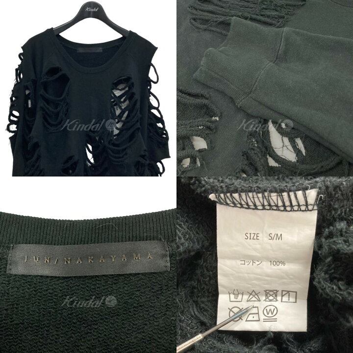 楽天市場】【中古】JUN／NAKAYAMA 2023SS｢DISTRESSED CREWNECK 