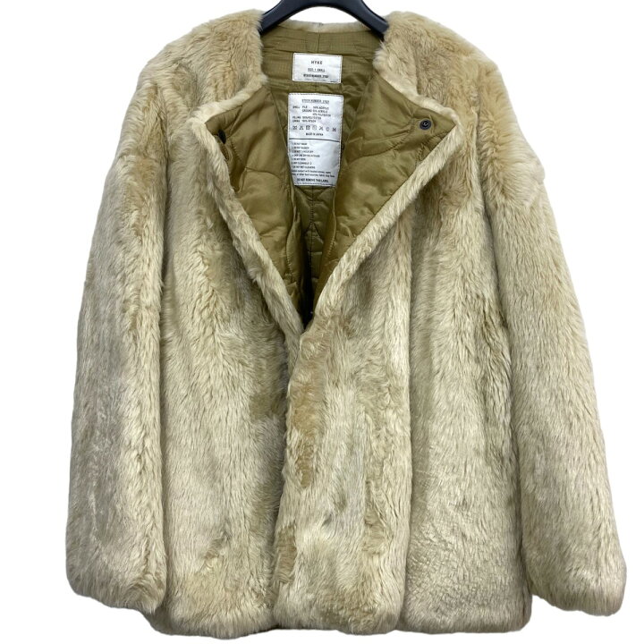 楽天市場】【中古】HYKE FAUX FUR REVERSIBLE JACKET COATリバーシブル 