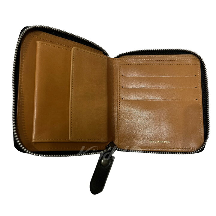 楽天市場】【中古】DRIES VAN NOTEN ラウンドジップ二つ折り財布 