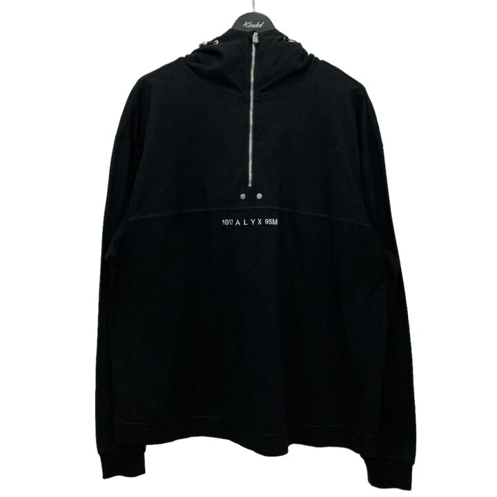 楽天市場】【中古】1017 ALYX 9SM ロゴハーフジップパーカー 