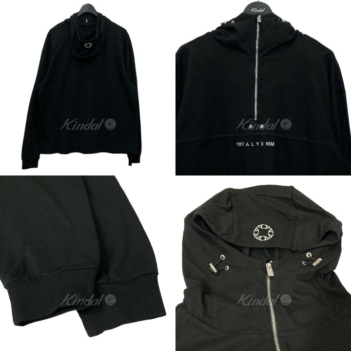 楽天市場】【中古】1017 ALYX 9SM ロゴハーフジップパーカー 