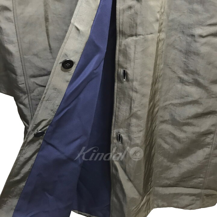 楽天市場】【中古】OUAT「mac coat」ナイロンツイルコート グレー 