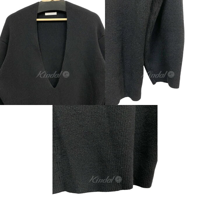 楽天市場】【中古】PHEENY 7G 1×1 Rib V-Neck Cocoon Knitウールニット 