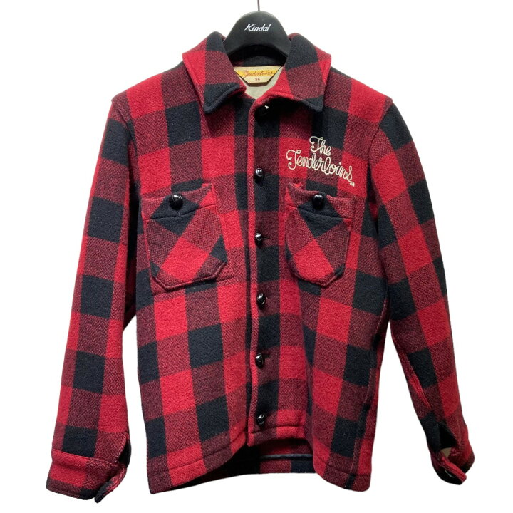 楽天市場】【中古】TENDERLOINバッファローチェックシャツ レッド  
