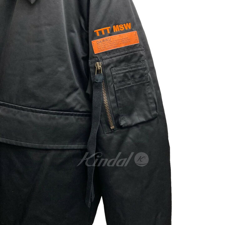 楽天市場】【中古】TTT MSW ×DAIRIKU MA-1ジャケット TD01J ブラック 