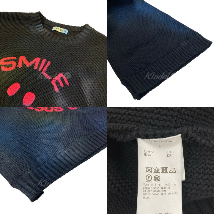 楽天市場】【中古】TTT MSW2023SS 「SMILE OVER SIZE KNIT」 オーバー 