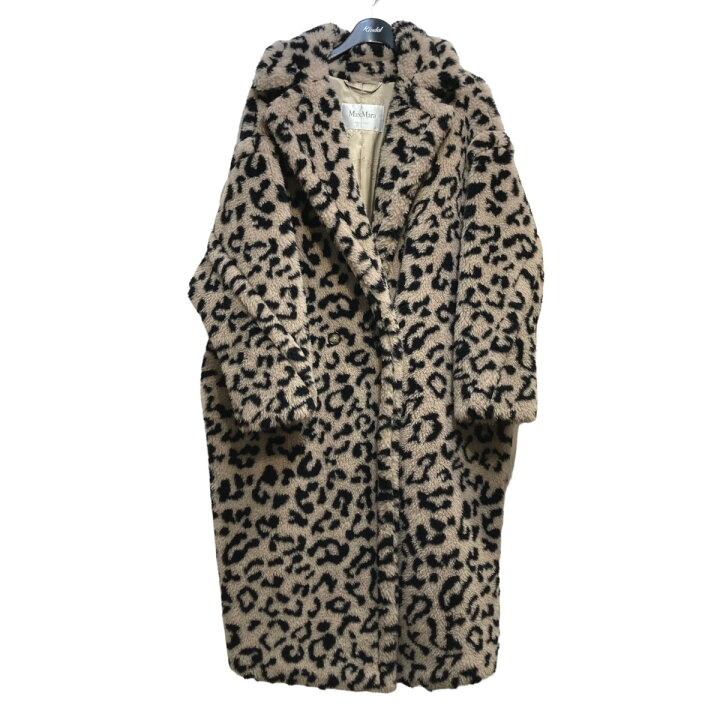 楽天市場】【中古】MaxMaraレオパード テディベアコート ベージュ 