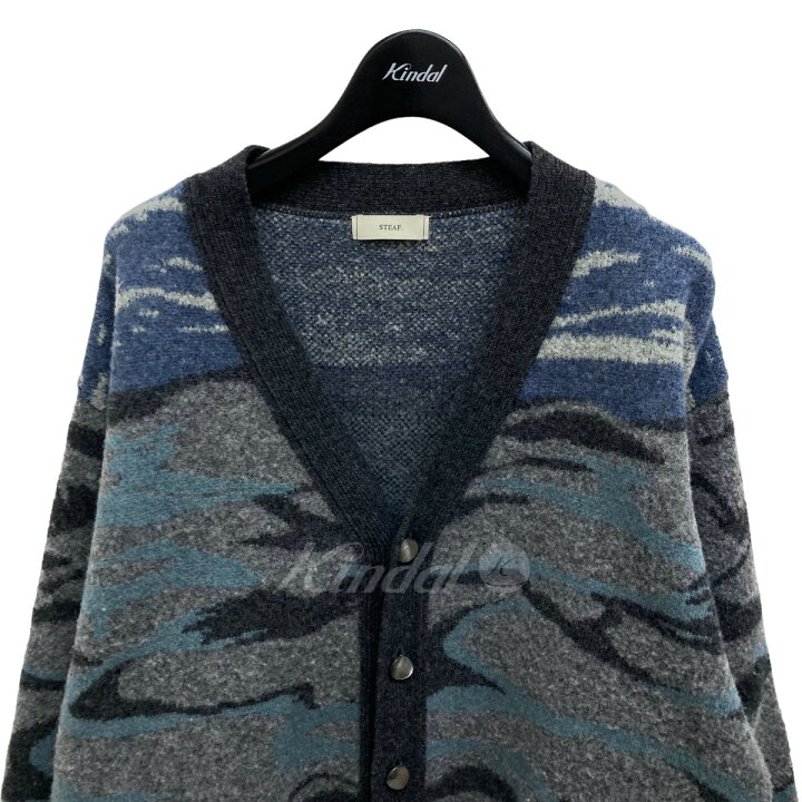 楽天市場】【中古】STEAF 22AW NAMIB CARDIGAN ニットカーディガン 