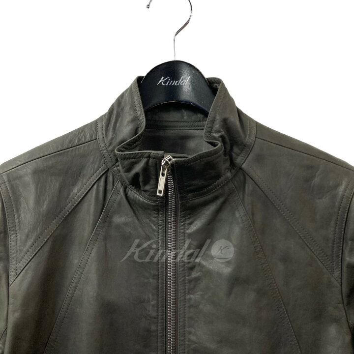 楽天市場】【中古】Rick Owens レザージャケット グレー サイズ：SIZE 
