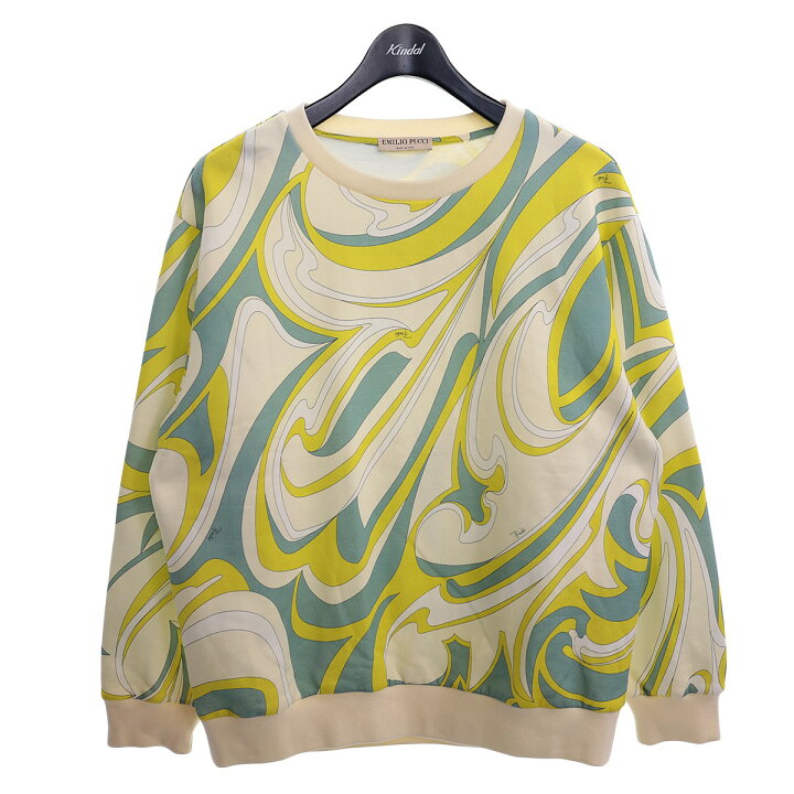 楽天市場】【中古】EMILIO PUCCI プッチ柄裏起毛スウェット イエロー 