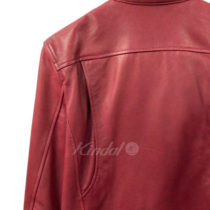 楽天市場】【中古】DSQUARED2 シングルライダースジャケット ボルドー 