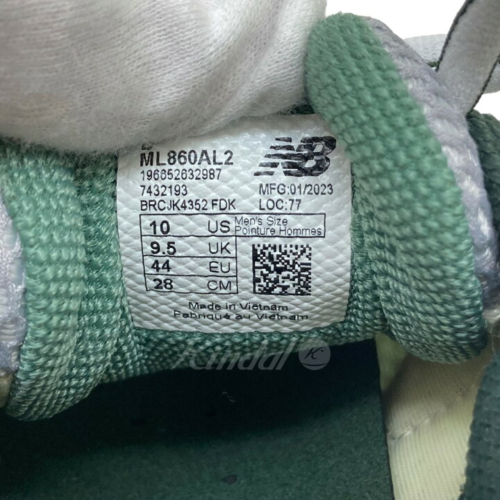 楽天市場】【中古】NEW BALANCE×Aime Leon Dore ML860AL2 スニーカー 