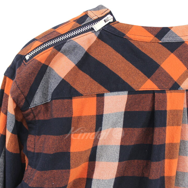 楽天市場】【中古】sacai Plaid Pullover Shirt スタッズ 切替 