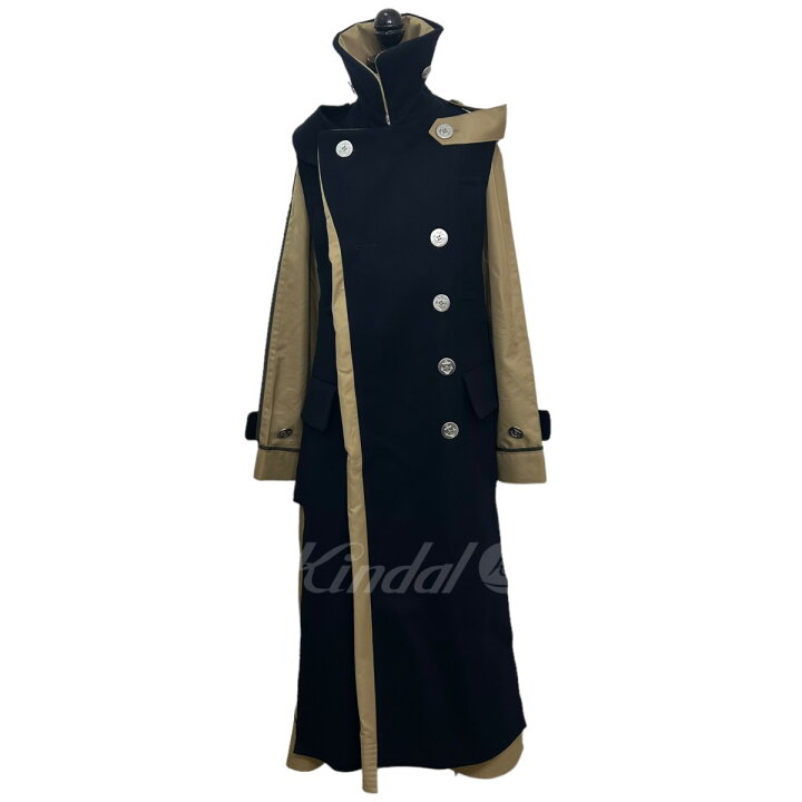 楽天市場】【中古】sacai ウール トレンチコート 21-05720 ベージュ 