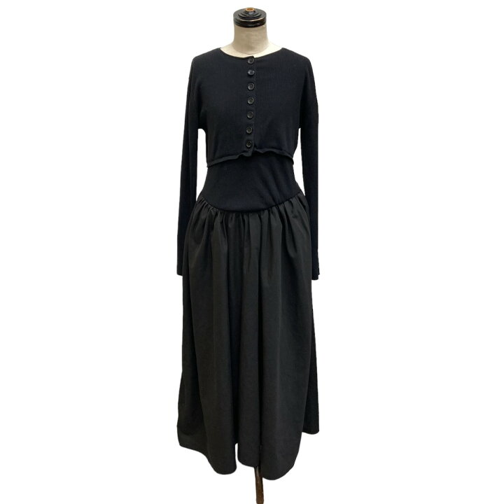 楽天市場】【中古】AMERI KNIT DOCKING VOLUME DRESS ワンピース  
