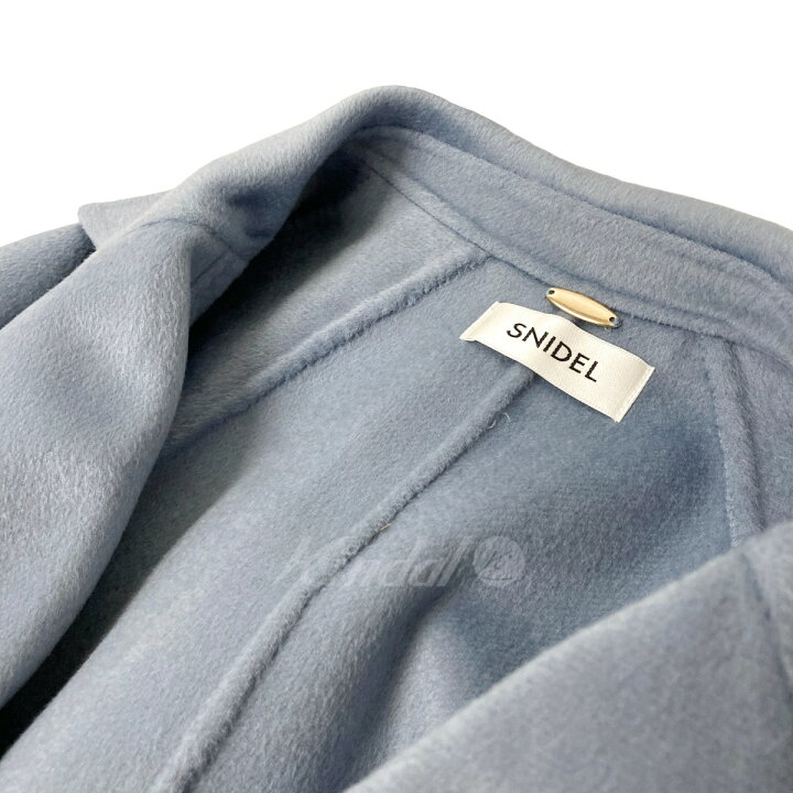 楽天市場】【中古】SNIDEL ウロコカシミヤコート SWFC204002 ブルー  