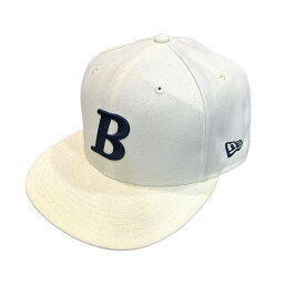 【中古】BRICKS＆WOOD×NEWERA　「B LOGO CAP」ベースボールキャップ アイボリー サイズ：58．7cm 【311023】（ブリックスアンドウッド ニューエラ）