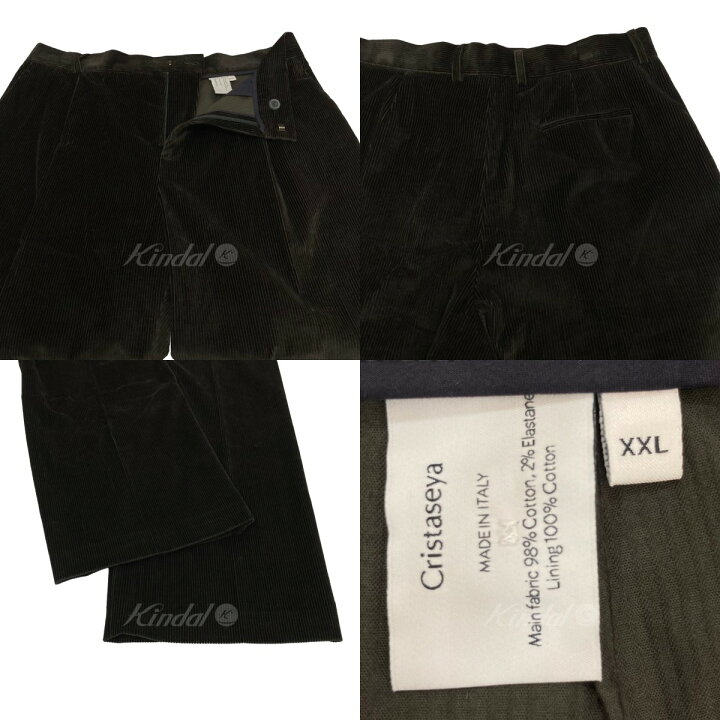 楽天市場】【中古】CristaSeya コーデュロイパンツ ブラック サイズ 