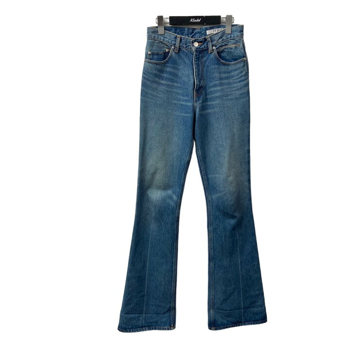 楽天市場】【中古】PERVERZE デニムフレアパンツ インディゴ サイズ 