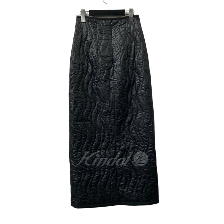 楽天市場】【中古】LEINWANDE キルティングスカート ブラック サイズ 