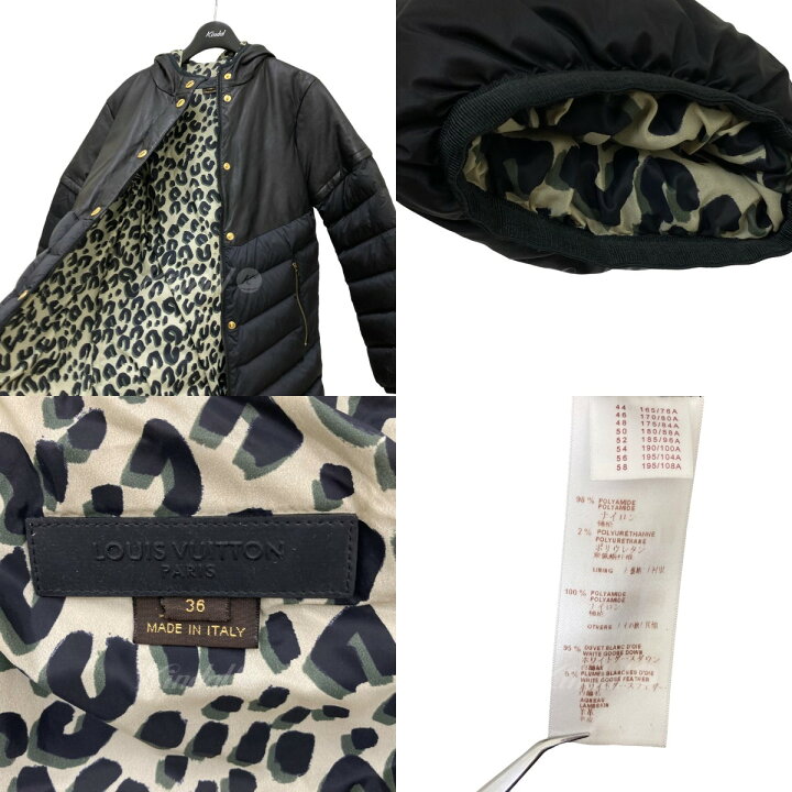楽天市場】【中古】LOUIS VUITTON羊革ダウンコート RW132WF4CO13P9Y 裏  