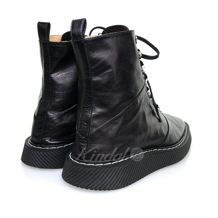 楽天市場】【中古】JIL SANDERプラットフォーム レースアップブーツ 