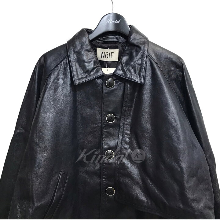 楽天市場】【中古】NotE 21AW｢CONTRAST OVER TRENCH SINGLE｣レザー 