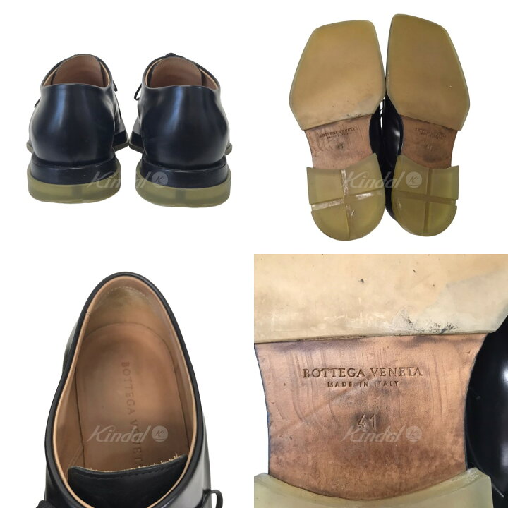 楽天市場】【中古】BOTTEGA VENETA 19AW スクエアトゥレースアップ 